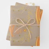 Flachblatt Set 3 Geschenkpapier Set (Beispiel)