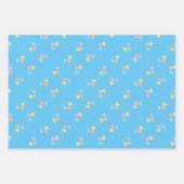 Flachblatt-Set aus Mustervordruck von 3 Geschenkpapier Set (Vorderseite 3)