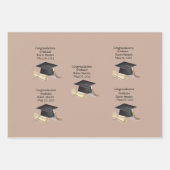 Flachblatt-Set für Graduierungspapier 3 Geschenkpapier Set (Vorderseite 2)