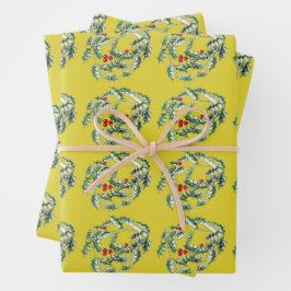 Flachblatt-Set für Papier mit Holzerstanzung von 3