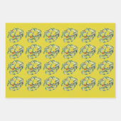 Flachblatt-Set für Papier mit Holzerstanzung von 3 (Vorderseite)