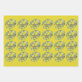 Flachblatt-Set für Papier mit Holzerstanzung von 3