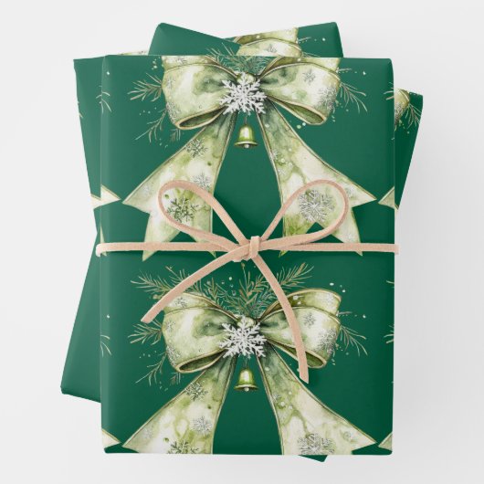 Flachblätter Geschenkpapier Set (Beispiel)