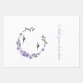 Flachblech Geschenkpapier Set (Vorderseite)