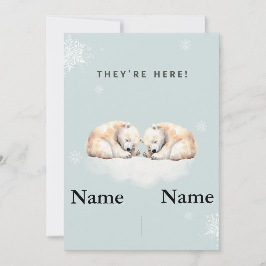 Flache Ankündigungskarte Ankündigung (Vorderseite)