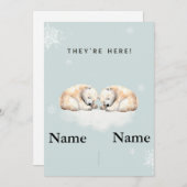 Flache Ankündigungskarte Ankündigung (Vorne/Hinten)