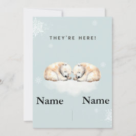 Flache Ankündigungskarte Ankündigung