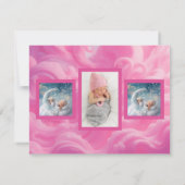 Flache Ankündigungskarte Ankündigung (Rückseite)