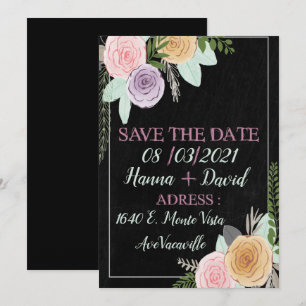 Flache Ankündigungskarte Ankündigung