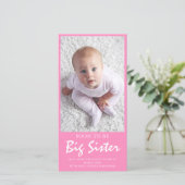 Flache Ankündigungskarte Ankündigung (Stehend Vorderseite)