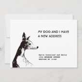 Flache Ankündigungskarte Ankündigung (Vorderseite)