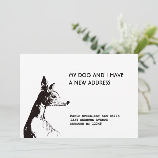 Flache Ankündigungskarte Ankündigung (Stehend Vorderseite)