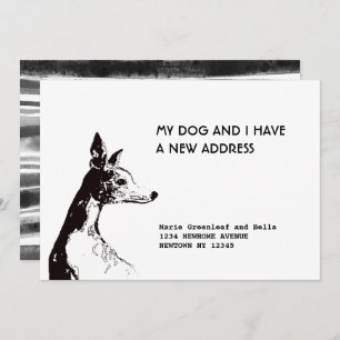 Flache Ankündigungskarte Ankündigung