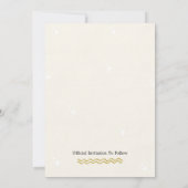 Flache Ankündigungskarte Ankündigung (Rückseite)