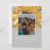 Flache Ankündigungskarte Ankündigung (Rückseite)