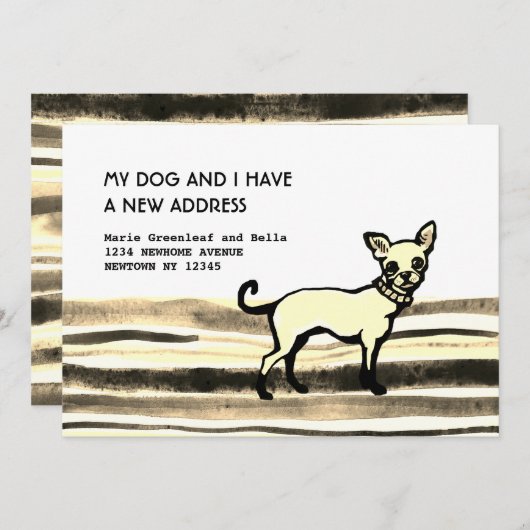 Flache Ankündigungskarte Ankündigung (Vorne/Hinten)