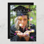 Flache Ankündigungskarte Ankündigung (Vorne/Hinten)