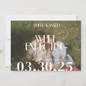 Flache Ankündigungskarte Ankündigung (Vorderseite)