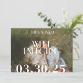 Flache Ankündigungskarte Ankündigung (Stehend Vorderseite)