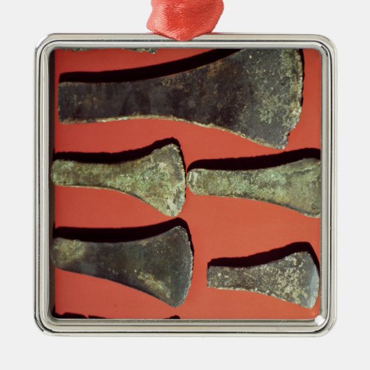 Flache Äxte, prähistorisch Ornament Aus Metall (Vorne)