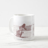 Flache Bahn-Tasse Kaffeetasse (Vorderseite Links)