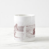 Flache Bahn-Tasse Kaffeetasse (Mittel)