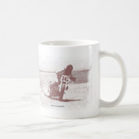Flache Bahn-Tasse
