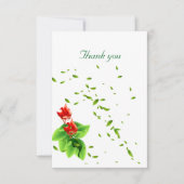 Flache Dankeskarte (Vorderseite)