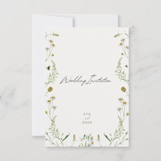 Flache Dankeskarte (Rückseite)