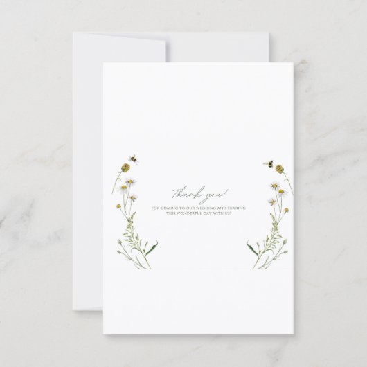 Flache Dankeskarte (Vorderseite)