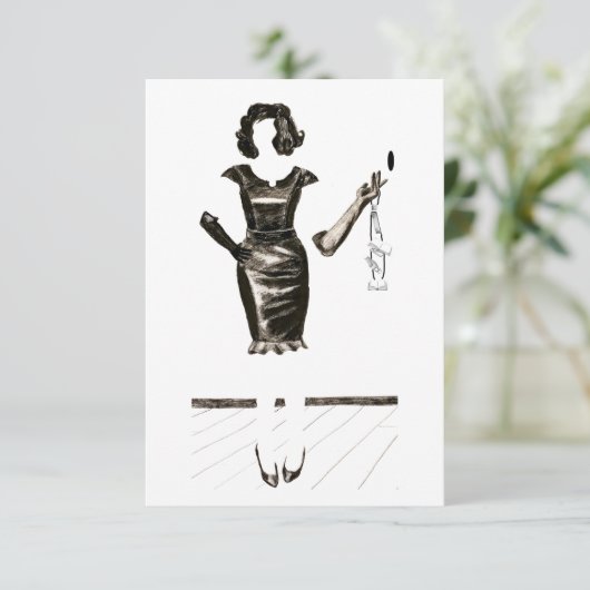 Flache Dankeskarte (Stehend Vorderseite)