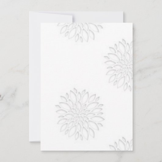 Flache Dankeskarte (Rückseite)