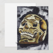 Flache Dankeskarte (Vorne/Hinten)