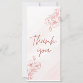 Flache Dankeskarte (Vorderseite)