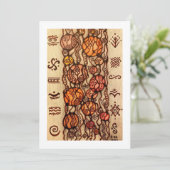 Flache Dankeskarte (Stehend Vorderseite)