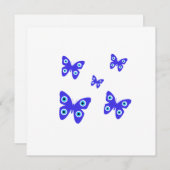 Flache Dankeskarte (Vorne/Hinten)