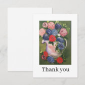 Flache Dankeskarten Dankeskarte (Vorne/Hinten)