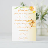 Flache Dankeskarten Dankeskarte (Stehend Vorderseite)