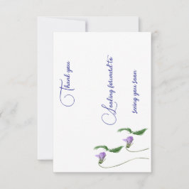 Flache Dankeskarten Dankeskarte