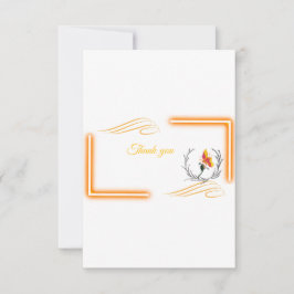 Flache Dankeskarten Dankeskarte