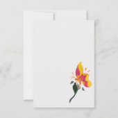 Flache Dankeskarten Dankeskarte (Rückseite)