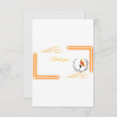 Flache Dankeskarten Dankeskarte (Vorne/Hinten)