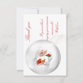 Flache Dankeskarten Dankeskarte (Vorderseite)