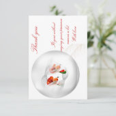 Flache Dankeskarten Dankeskarte (Stehend Vorderseite)