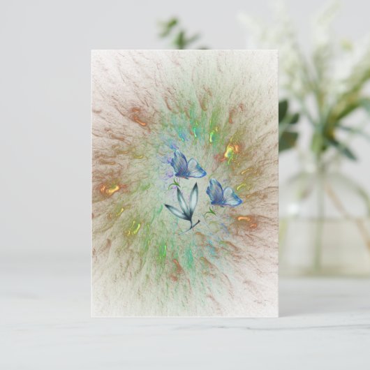 Flache Dankeskarten Dankeskarte (Stehend Vorderseite)