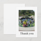 Flache Dankeskarten Dankeskarte (Vorne/Hinten)