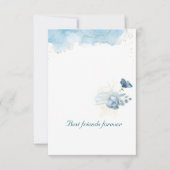 Flache Dankeskarten Dankeskarte (Vorderseite)