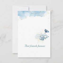 Flache Dankeskarten Dankeskarte