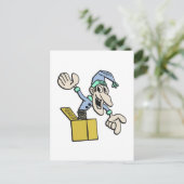 Flache Dankeskarten Postkarte (Stehend Vorderseite)