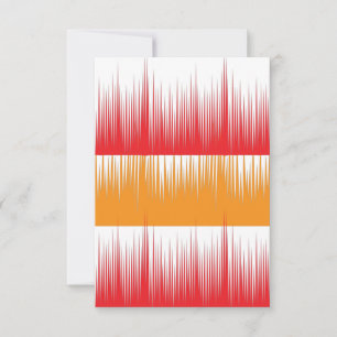 Flache Dankeskkarte Dankeskarte